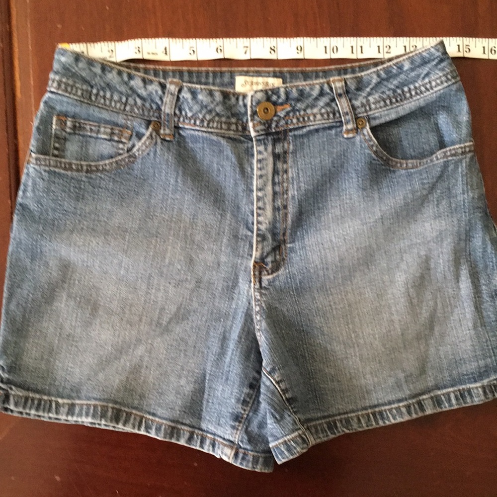 Denim shorts